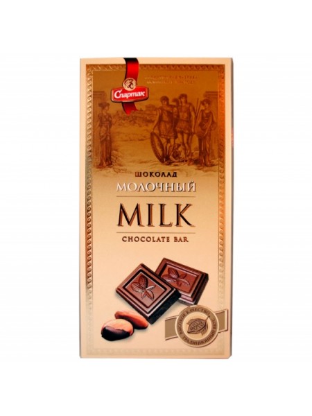 Шоколад Спартак молочный 50г